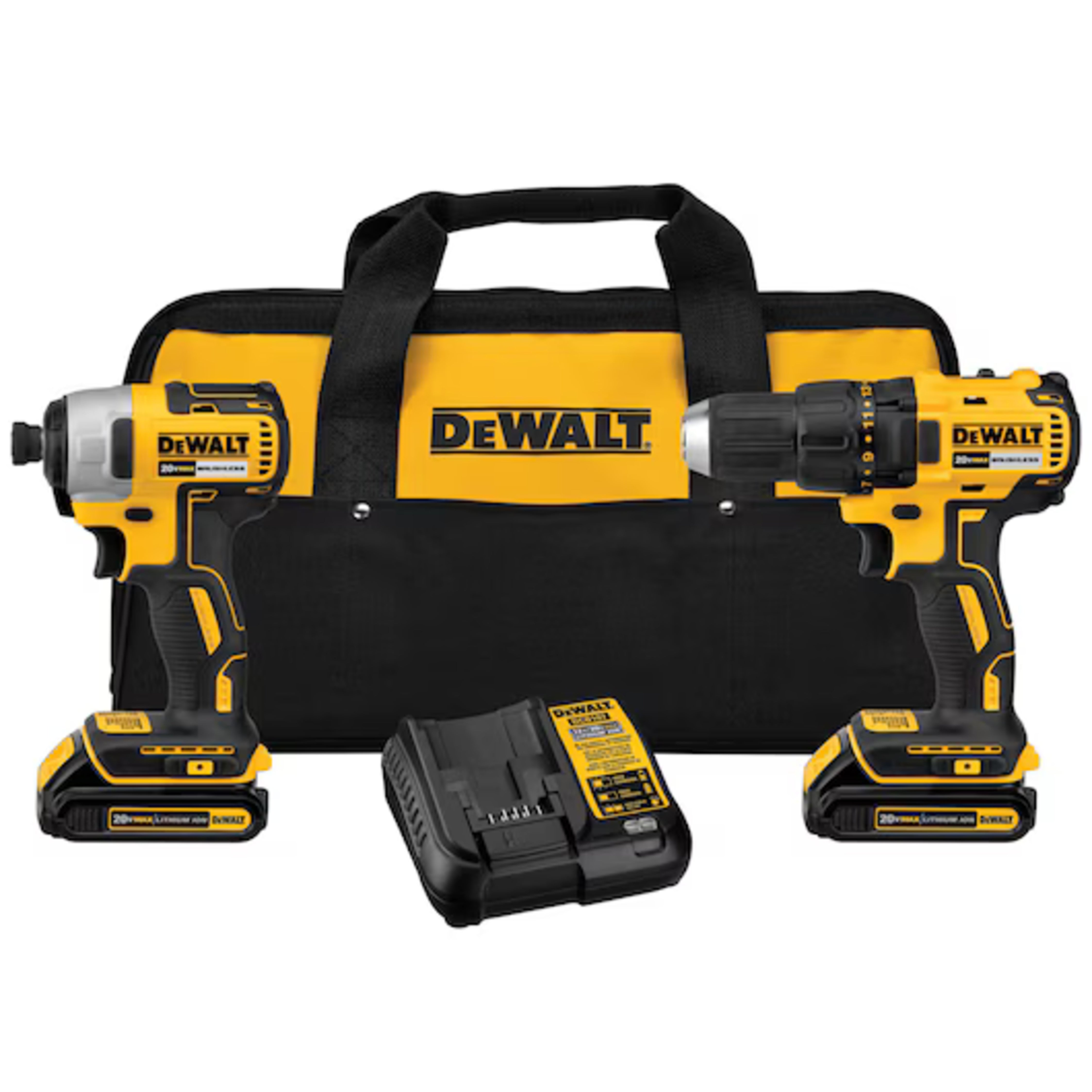 Dewalt DCK277C2 20V MAX COMPACT DRILL DRIVER AND IMPACT DRIVER COMBO Okc Pro Power